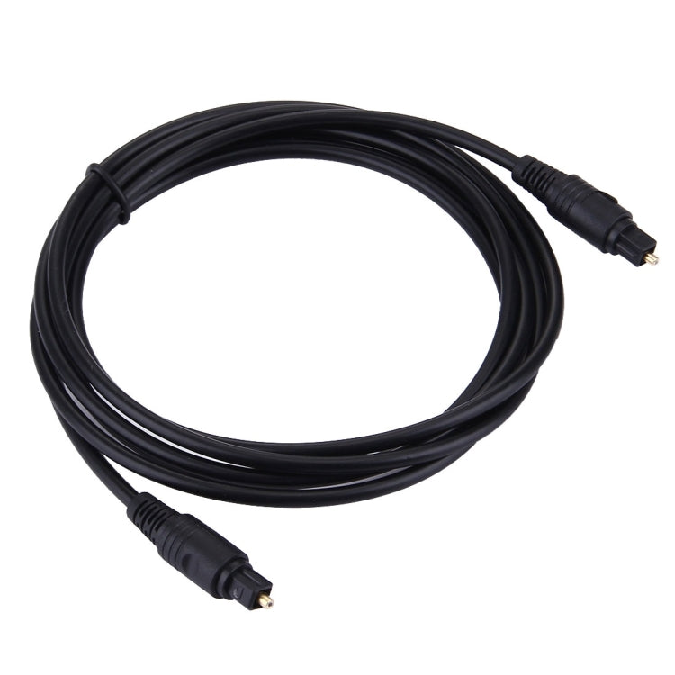 4.0mm 外徑公對公光纖數位音頻線，適用 DVD HDTV，長度：2m，外徑：4.0mm