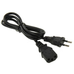 EU Power Cord, Cable Length: 1.2m, 1.2m