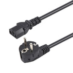 歐規插頭電腦PC電源線3針線，長度：1.8米，1.8米 x 1.5