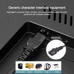 歐規插頭電腦PC電源線3針線，長度：1.8米，1.8米 x 1.5