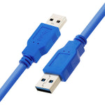 USB 3.0 A公對A公AM-AM延長線，長度：3米，長度：1米