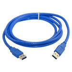 USB 3.0 A公對A公AM-AM延長線，長度：3米，長度：1米