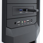 USB 3.0前面板軟碟機槽20針2埠集線器支架線，2埠USB 3.0（黑色）