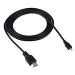 1.5 米 Micro HDMI 轉 HDMI 19 針線材，1.4 版本，支援 3D，HDMI 公頭，支援 3D，長度：1.5 米