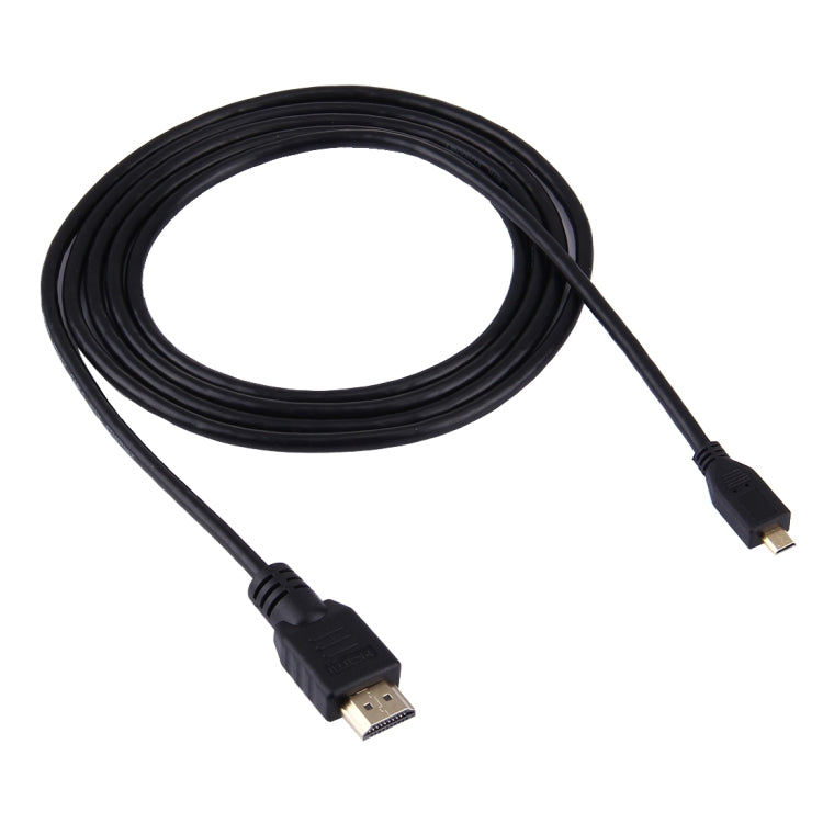 1.5 米 Micro HDMI 轉 HDMI 19 針線材，1.4 版本，支援 3D，HDMI 公頭，支援 3D，長度：1.5 米