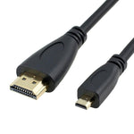 1.5米Micro HDMI轉HDMI 19針線，1.4版本，HDMI公頭，長度：1.5米