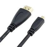 1.5米Micro HDMI轉HDMI 19針線，1.4版本，HDMI公頭，長度：1.5米