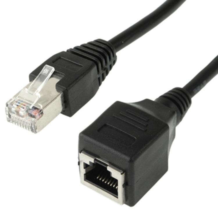 RJ45母對公Cat網路延長線，長度：1.5米，1.5米RJ45公頭