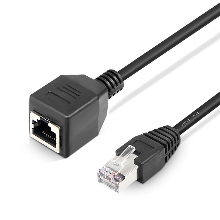 RJ45母對公Cat網路延長線，長度：30厘米，30厘米RJ45公頭