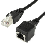 RJ45母對公Cat網路延長線，長度：30厘米，30厘米RJ45公頭