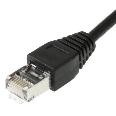 RJ45母對公Cat網路延長線，長度：30厘米，30厘米RJ45公頭