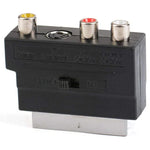 Scart 公對母，帶複合 AV + S-Video 插座，AV + S-Video 金色端口