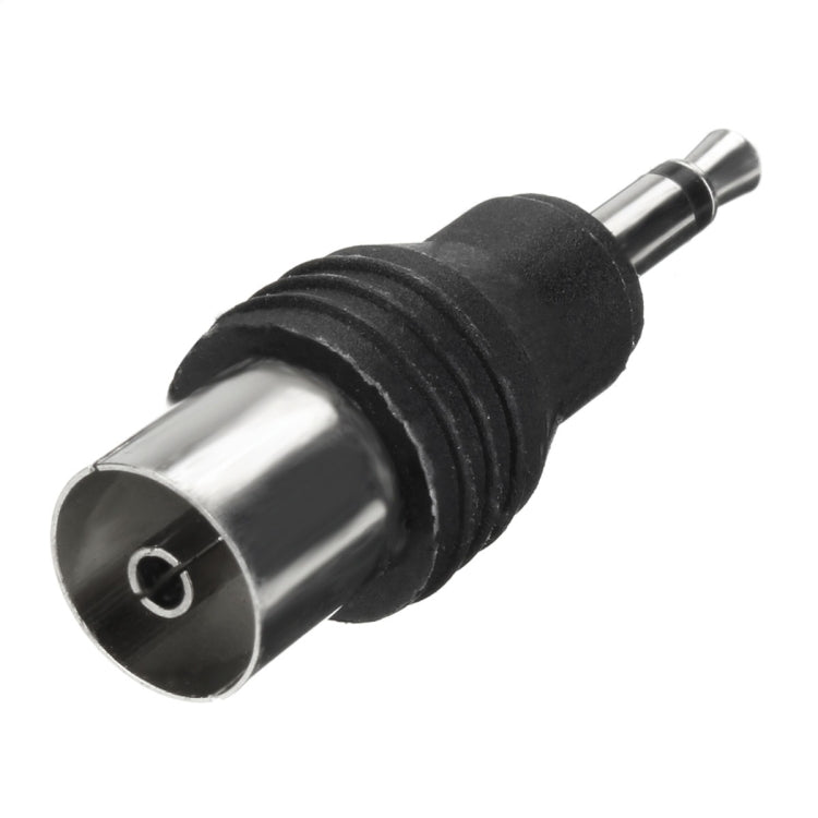 3.5mm單聲道插頭轉9.5mm電視插孔轉接器，3.5mm轉9.5mm母頭