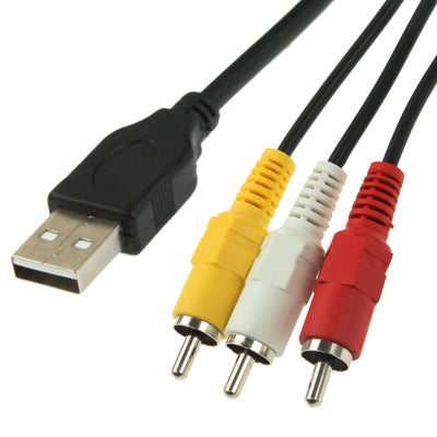 USB轉3 x RCA公線，長度：1.5米，USB轉3 RCA，長度：1.5米