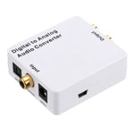 數字轉模擬音頻轉換器/迷你音頻解碼器，尺寸：72 x 55 x 20毫米，Spdif+同軸轉2RCA+3.5mm