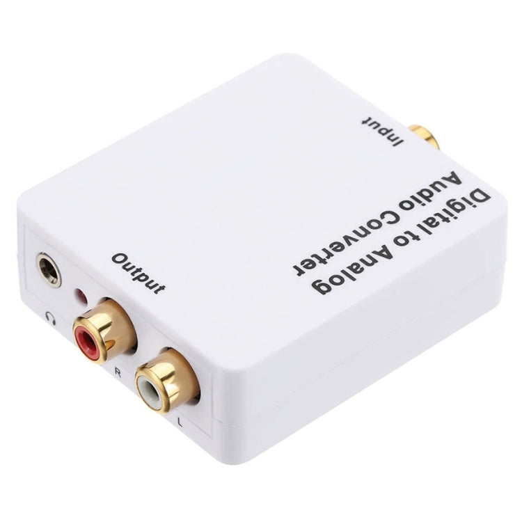 數字轉模擬音頻轉換器/迷你音頻解碼器，尺寸：72 x 55 x 20毫米，Spdif+同軸轉2RCA+3.5mm