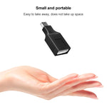 迷你USB公轉USB 2.0母轉接頭帶OTG功能，USB母頭