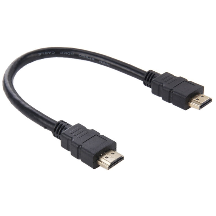 28cm 1.3版鍍金19針HDMI對19針HDMI線，鍍金HDMI，長度：28cm