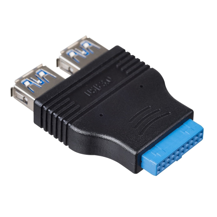 2個USB 3.0母對20針轉接器，轉接器