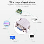 DVI-I公雙鏈路24+5轉15針VGA母頭視頻監視器轉接器