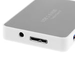 CR-H302鏡面4埠USB 3.0超高速5Gbps集線器+60cm USB 3.0傳輸線，H302白色，H302黑色