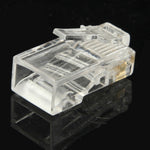 100個/包 RJ45 連接器模組插頭，金色：3u，金色：3u
