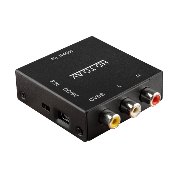 HDV-M610 迷你尺寸全高清 1080P HDMI 轉 AV/CVBS 視頻轉換器轉接器，HDMI 轉 AV/CVBS（迷你）