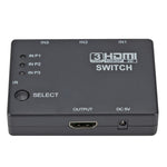 全高清 1080P 3D HDMI 3x1 切換器，附紅外線遙控