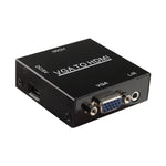 高清 1080P HDMI 迷你 VGA 轉 HDMI 影像縮放盒音頻視頻數位轉換器轉接器，適用 PC / HDTV，高清 1080P