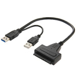 USB 2.0 / USB 3.0 轉 SATA 線纜附 2.5 吋硬碟保護盒，支援最高 4TB 速度，USB 3.0 轉 SATA 含 USB(B)