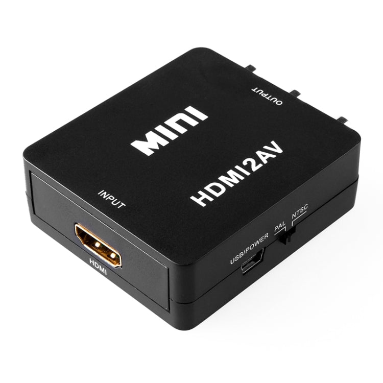 VK-126 迷你高清 HDMI 轉 AV/CVBS 視頻轉換器轉接器，HDMI 轉 AV/CVBS