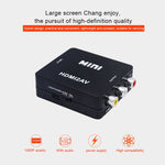 VK-126 迷你高清 HDMI 轉 AV/CVBS 視頻轉換器轉接器，HDMI 轉 AV/CVBS
