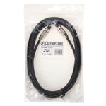 數位音頻光纖線 Toslink 公對公，外徑：5.0mm，長度：2m，2m