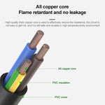 高品質 3 針英式筆記型電腦交流電源線，長度：1.5m，3 針英式插頭，長度：1.5m