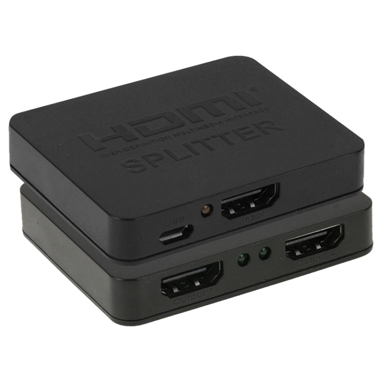 迷你全高清4K 1x2 HDMI 3D V1.4b分配器，適用HDTV / 機上盒 / DVD / 投影機 / DVR，HDMI V1.4b