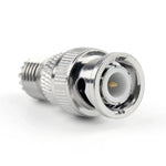 BNC 公頭 + 迷你 UHF 母頭連接射頻同軸轉接器，公頭 + 迷你 UHF