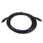 數位音頻光纖Toslink線，線長：3m，外徑：4.0mm（鍍金），3m