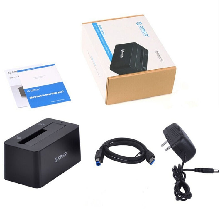 ORICO 6619US3 5Gbps 超高速 USB 3.0 轉 SATA 硬碟擴充座，適用 2.5 吋／3.5 吋硬碟，6619US3