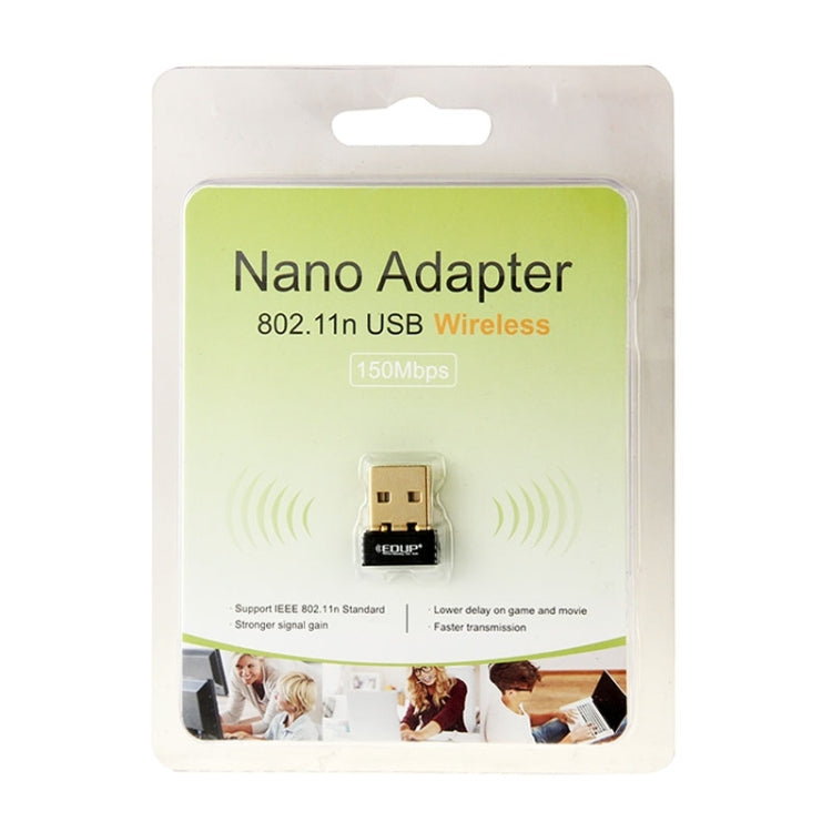 EDUP EP-8553 MTK7601 晶片組 150Mbps WiFi USB 網路 802.11n/g/b LAN 轉接器，EP-8553 150Mbps