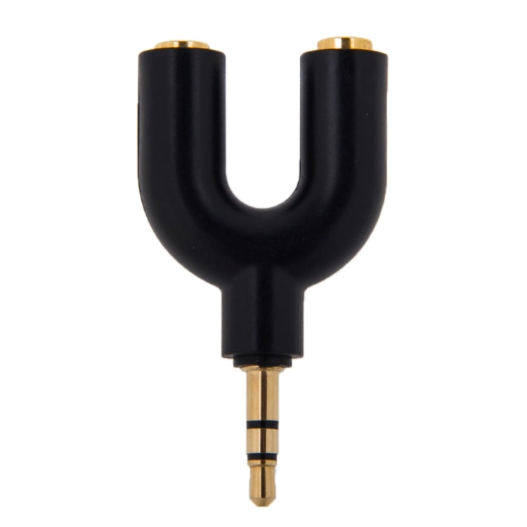 3.5mm 立體聲公頭轉雙 3.5mm 立體聲母頭分接器
