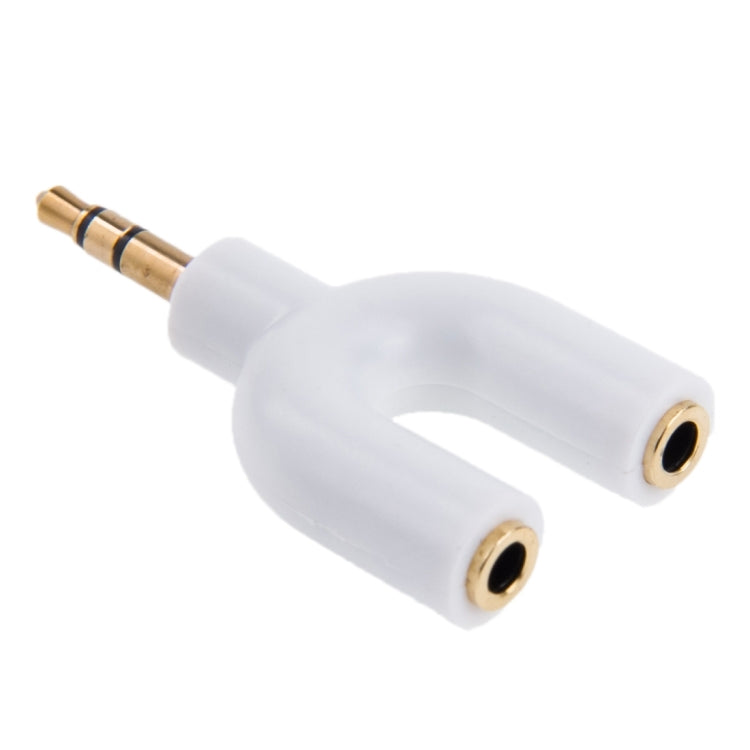 3.5mm 立體聲公頭轉雙 3.5mm 立體聲母頭分接器