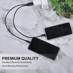 USB 2.0 公頭轉 2 個 Micro USB 公頭線，長度：約 30cm，USB 2.0 AM 轉 2 Micro USB