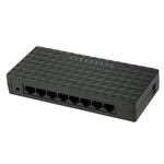 8埠10/100/1000Mbps乙太網桌上型交換器，8埠10/100/1000Mbps
