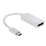 USB-C / Type-C 3.1 轉顯示器轉接線，適用於 MacBook 12 吋、Chromebook Pixel 2015、Nokia N1 平板電腦，長度：約 10 公分，Type-C 3.1
