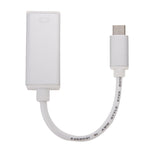 USB-C / Type-C 3.1 轉顯示器轉接線，適用於 MacBook 12 吋、Chromebook Pixel 2015、Nokia N1 平板電腦，長度：約 10 公分，Type-C 3.1