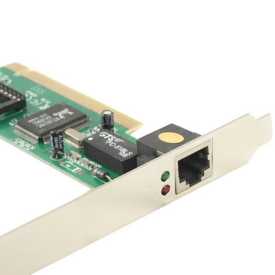 10/100M PCI 乙太網路 LAN 網卡 RJ45，晶片組：8139C，RJ45