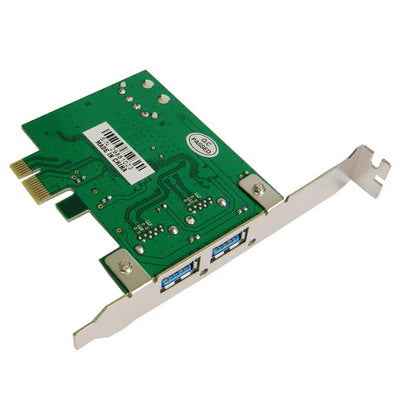 PCI Express 轉 2 埠 USB 3.0 PCI 轉接卡，2 埠 USB 3.0