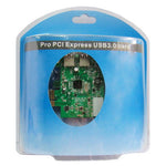 PCI Express 轉 2 埠 USB 3.0 PCI 轉接卡，2 埠 USB 3.0