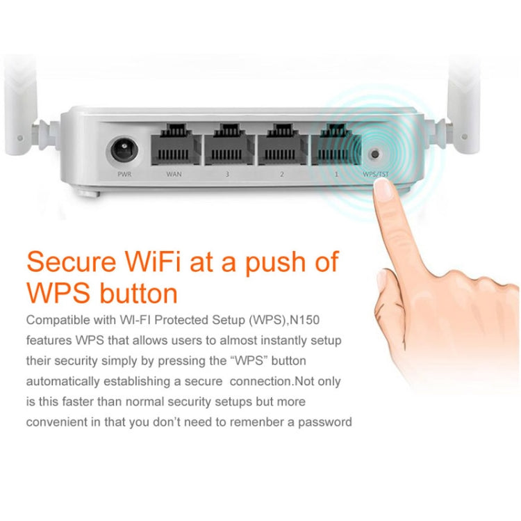 Tenda N301 無線N300易設路由器 速度最高300Mbps，N301