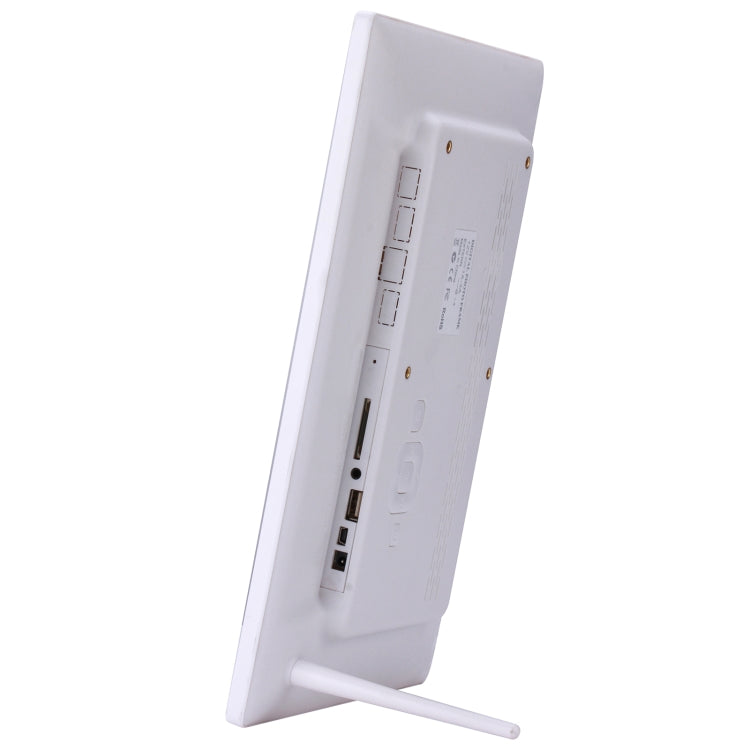 12.1 吋數位相框，附支架與遙控器，Allwinner F16 程式，支援 SD / MMC / USB 隨身碟，12.1 吋